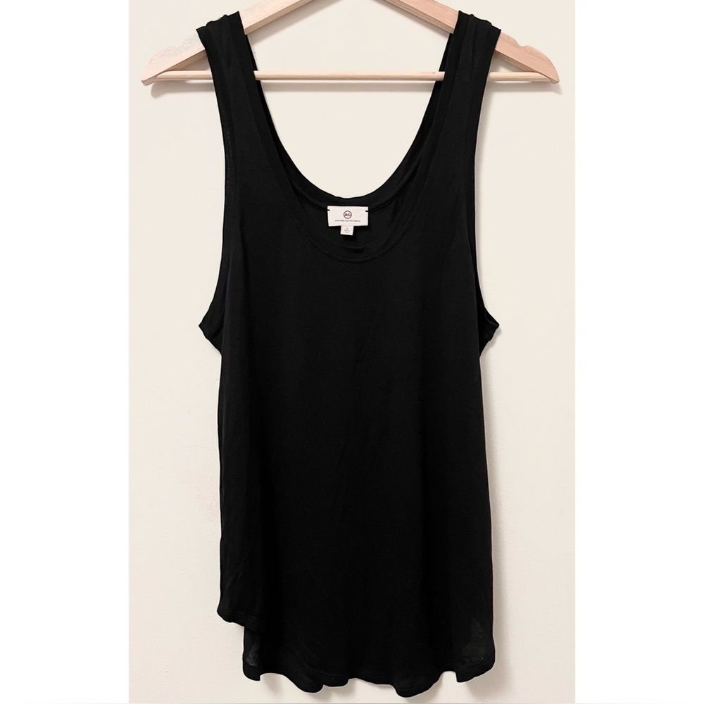 Ag Adriano Goldschmied • L • Black Lightweight Scoop Neck Tank Top 100% Modal